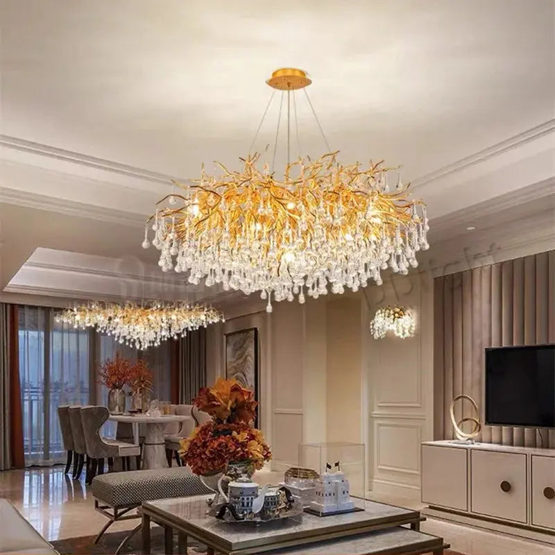 Unique Luxury Crystal Chandelier For Living Room — alternate product view 5