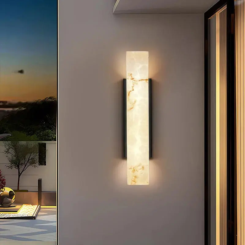 Modern Marble Effect Outdoor Lighting — product view