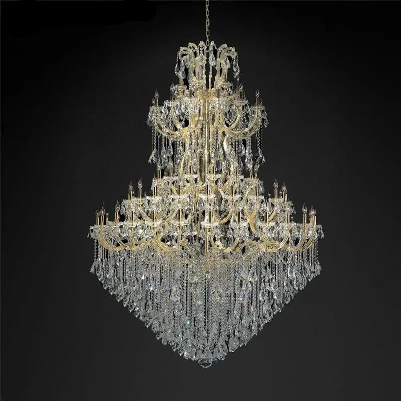 Modern Luxury Clear Crystal Chandelier — alternate product view 5