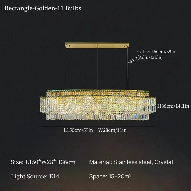 Crystal Dining Room Luxury Chandelier — alternate product view 8