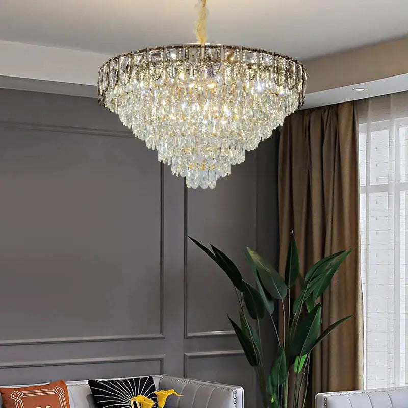 Crystal Chandelier Post-Modern Luxury Lighting — alternate product view 2