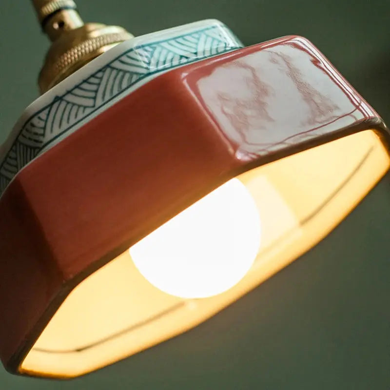 Ceramic Vintage Pendant Light — alternate product view 1