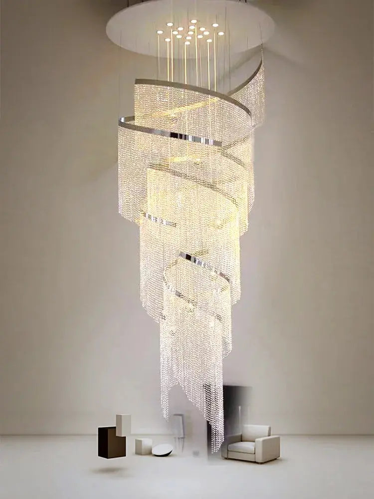 Large Chandelier Spiral Design — alternate product view 2