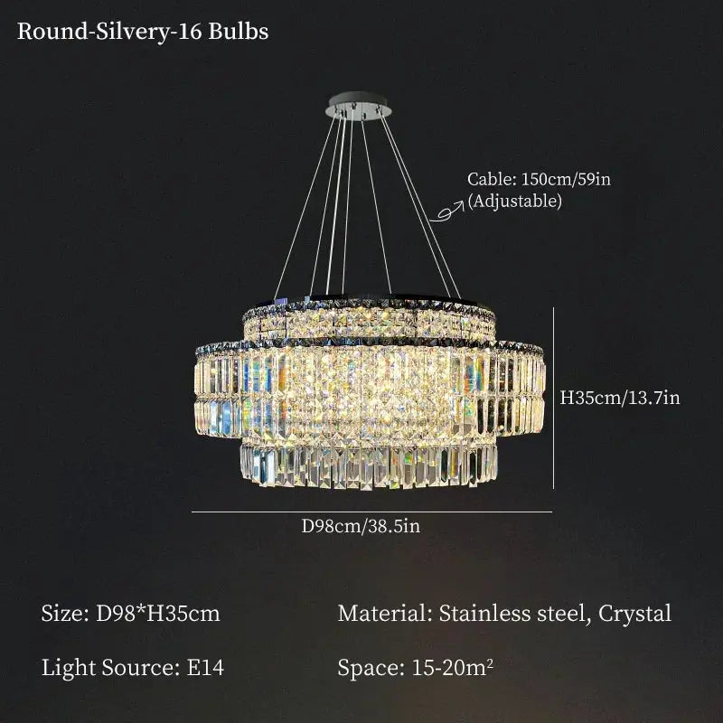 Crystal Dining Room Luxury Chandelier — alternate product view 12