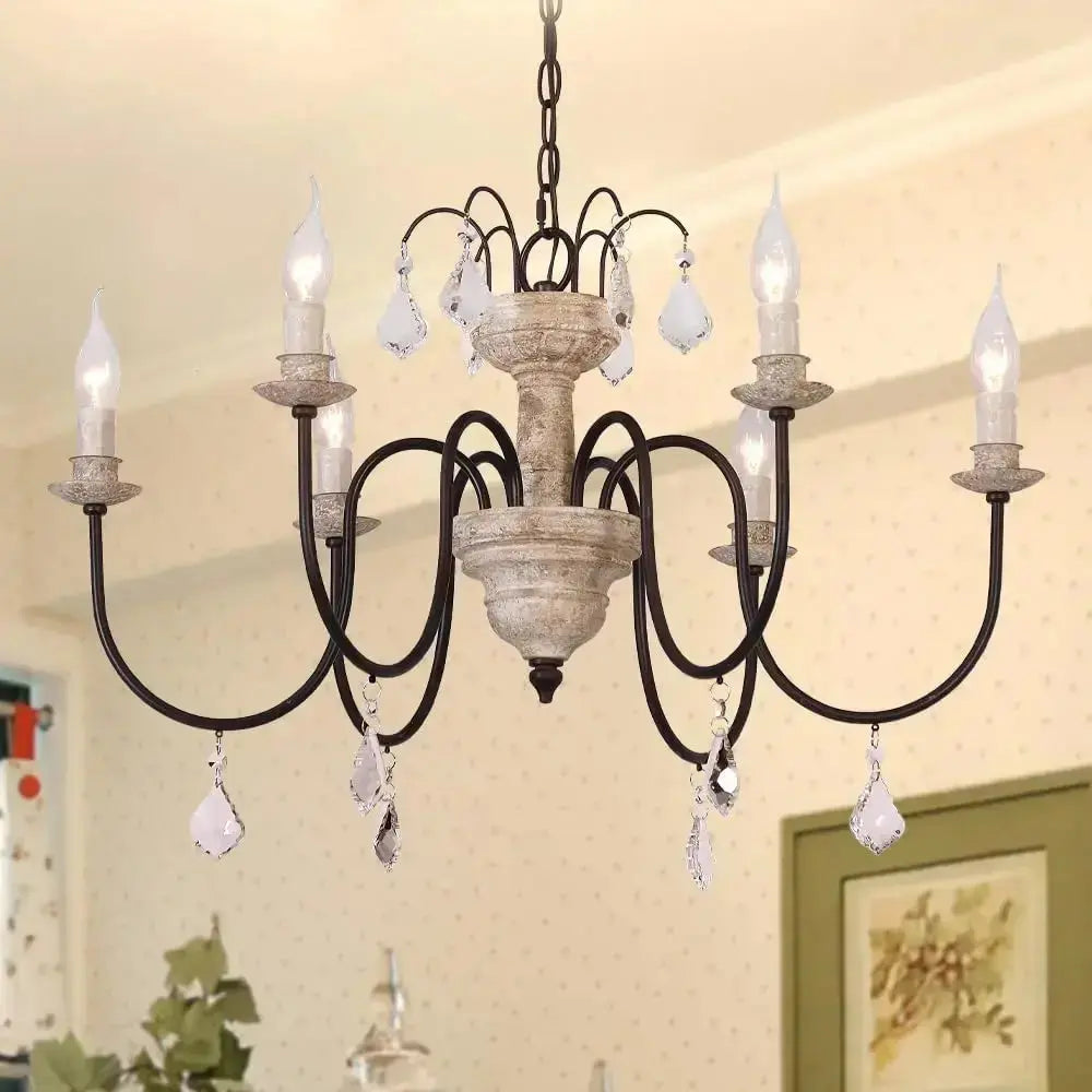 Retro French Candle Style Chandelier — product view