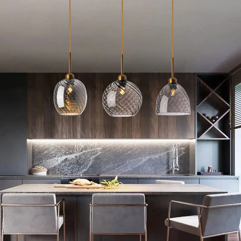Modern Glass Pendant Lights — alternate product view 3