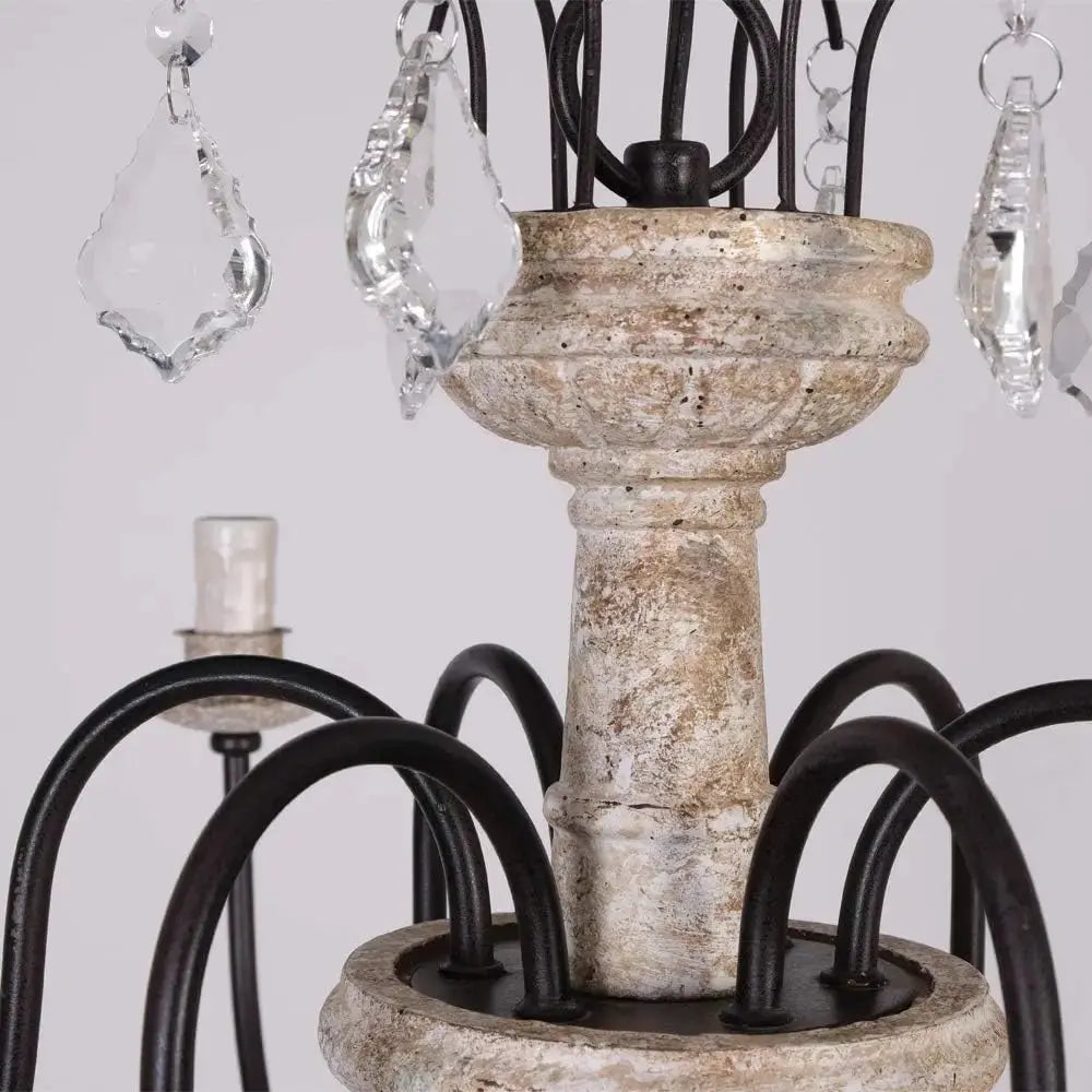 Retro French Candle Style Chandelier — alternate product view 3