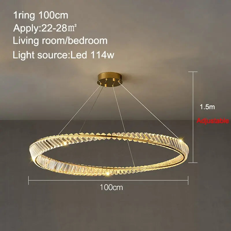 Crystal Led Chandelier — alternate product view 11