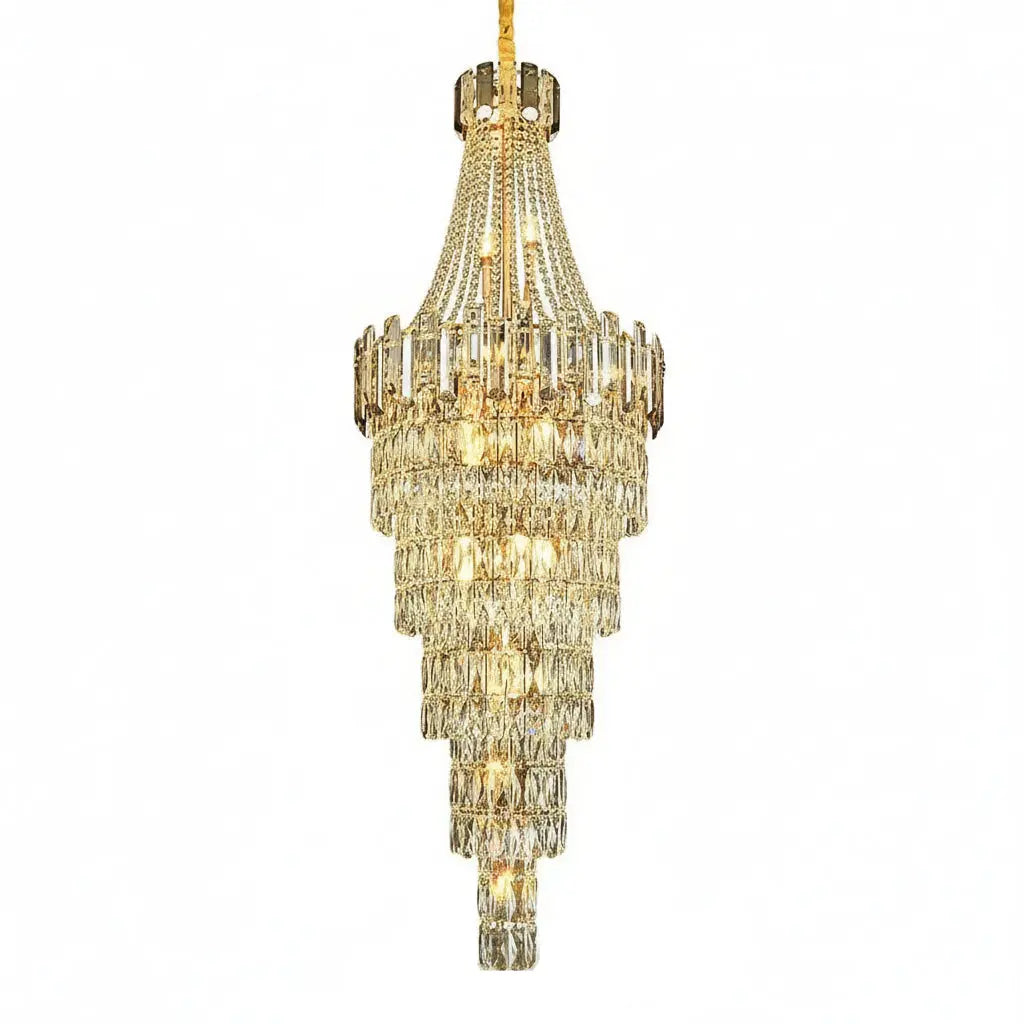 Luxury Villa Staircase Large Chandelier — alternate product view 1