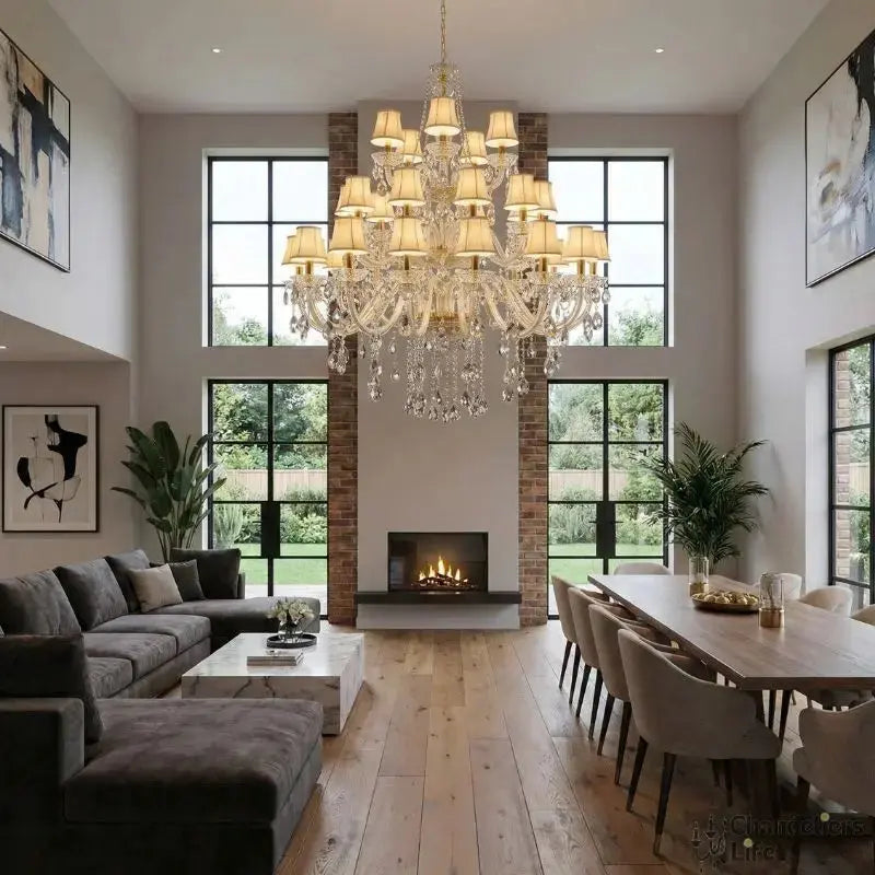 Classic 3 layers Crystal Chandelier — product view