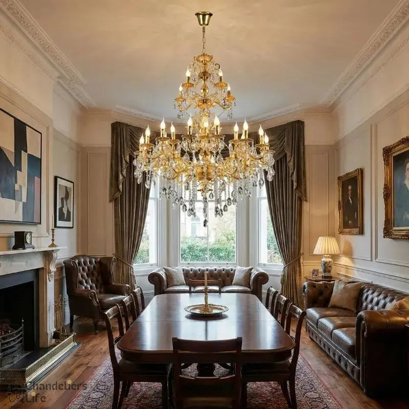 Luxurious Crystal 3 Tiers Chandelier — product view