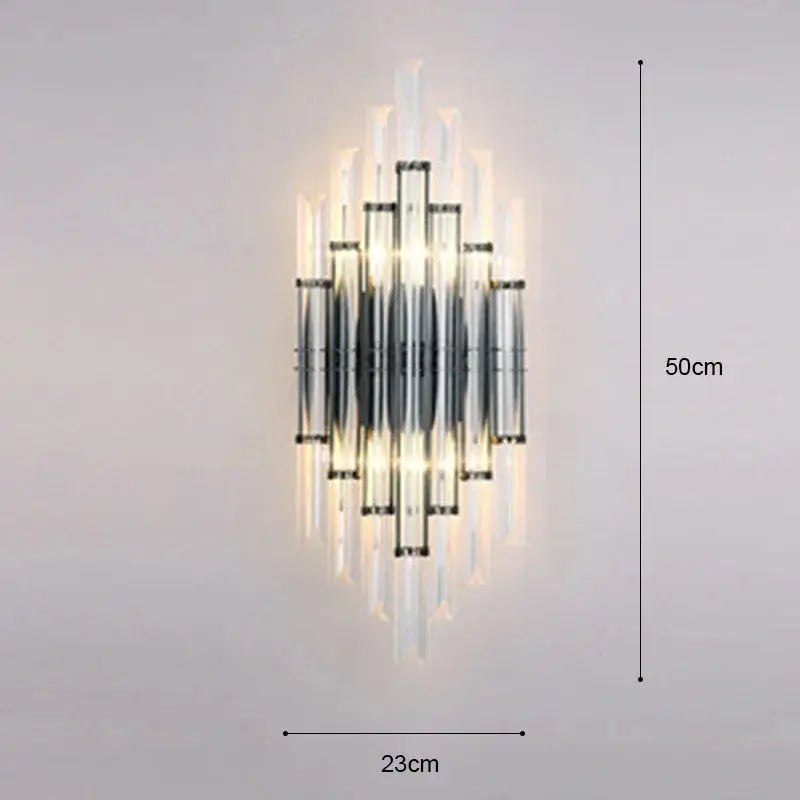 Nordic Iron Crystal Designer Wall Sconce — alternate product view 12