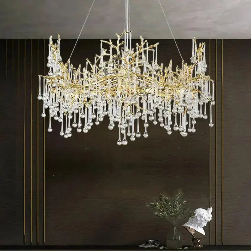 Luxury Crystal Led Tree Branch Chandelier — alternate product view 2
