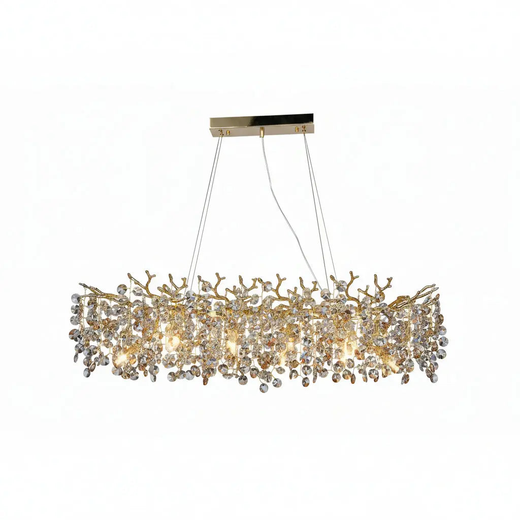 Modern Tree Branch Chandelier | Luxury LED Ceiling Light for Dining Room & Living Room — alternate product view 1
