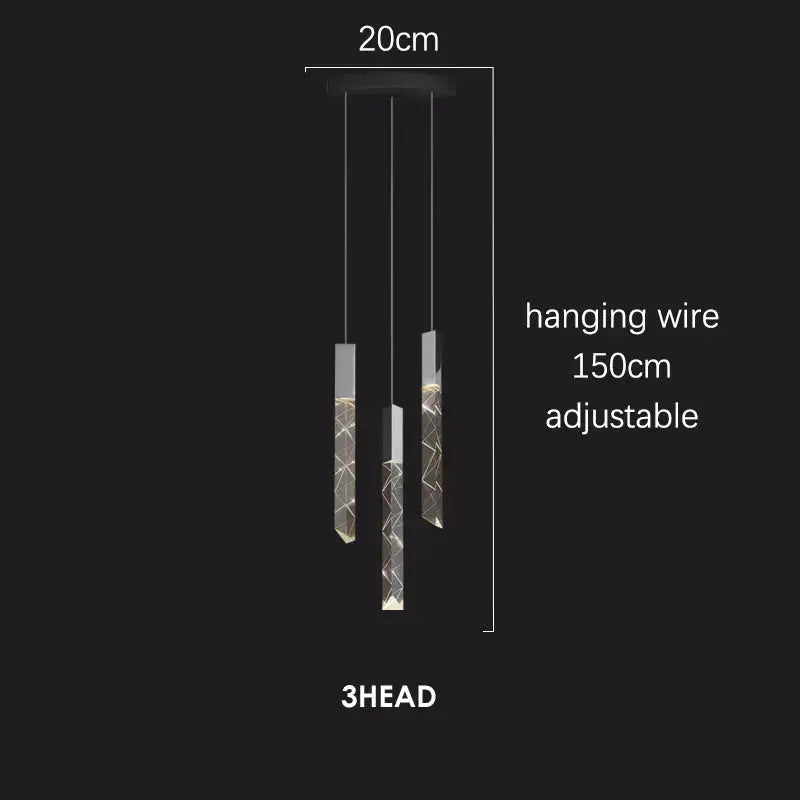 Modern Loft LED Chandelier — alternate product view 11
