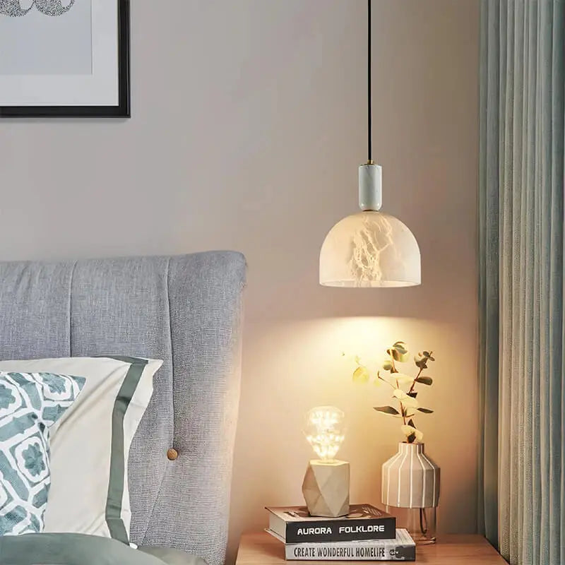 Alabaster Acorn Pendant Light — alternate product view 2