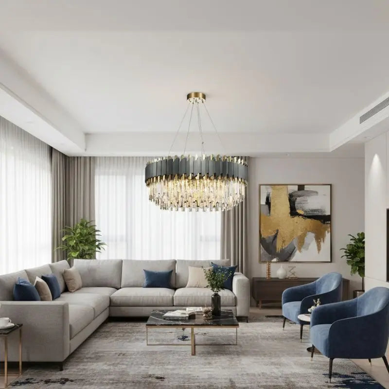 New Modern Crystal Luxury Pendant Chandelier — product view
