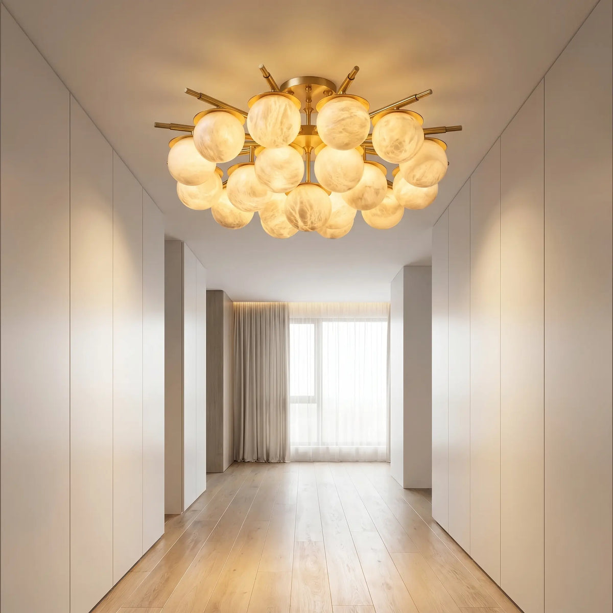 Alabaster Ceiling Lamp — shown in an interior setting 3