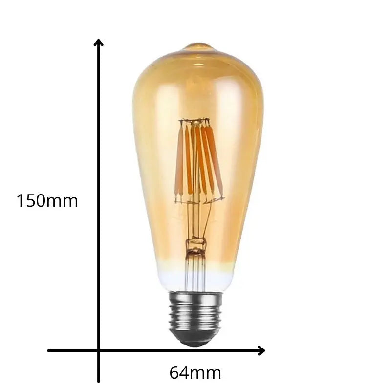 E27 8W Retro Classic Filament Bulb — alternate product view 4