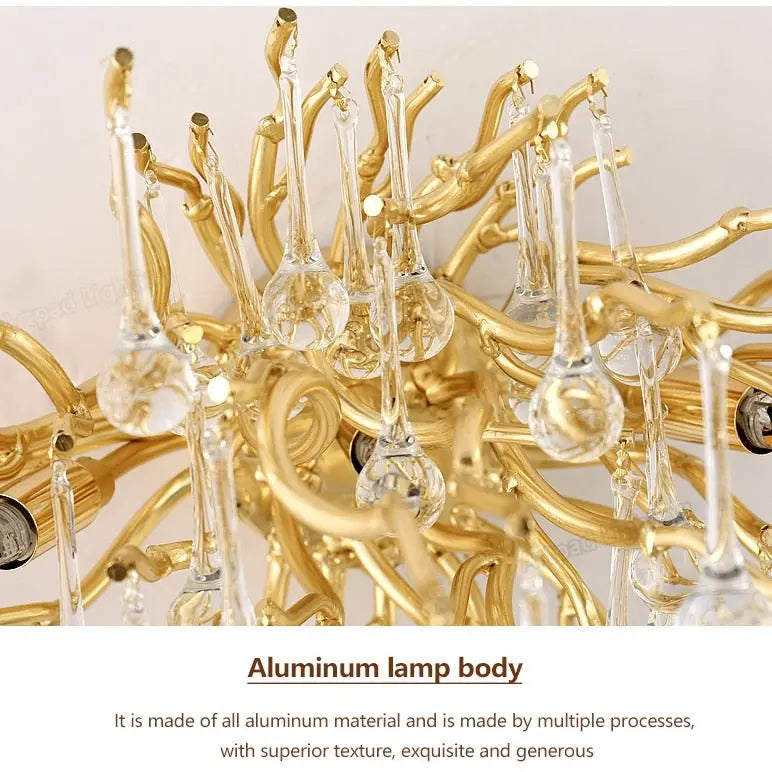 Tree Branch Luxury Crystal Wall Lamp — alternate product view 8