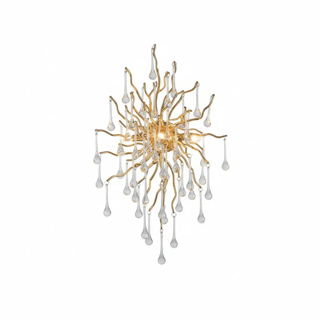 Tree Branch Luxury Crystal Wall Lamp — product view