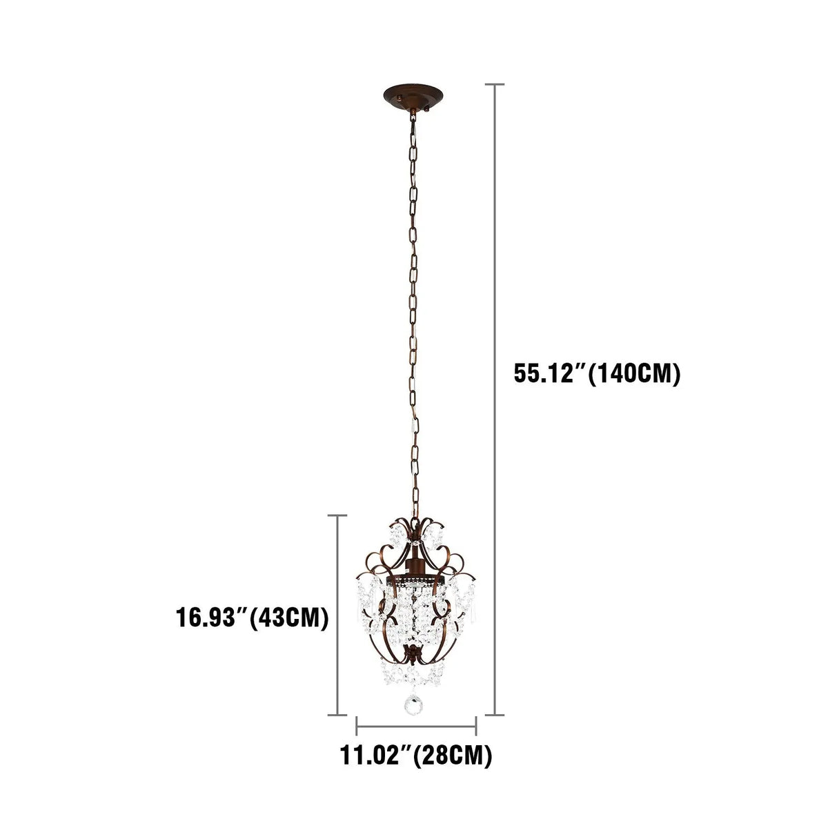 Unique Geometric Pendant Chandelier — alternate product view 6