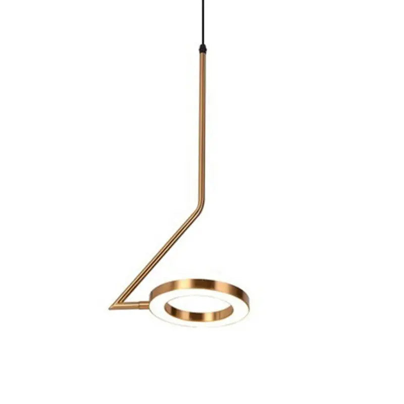 Postmodern Line Ring Lamp — product view