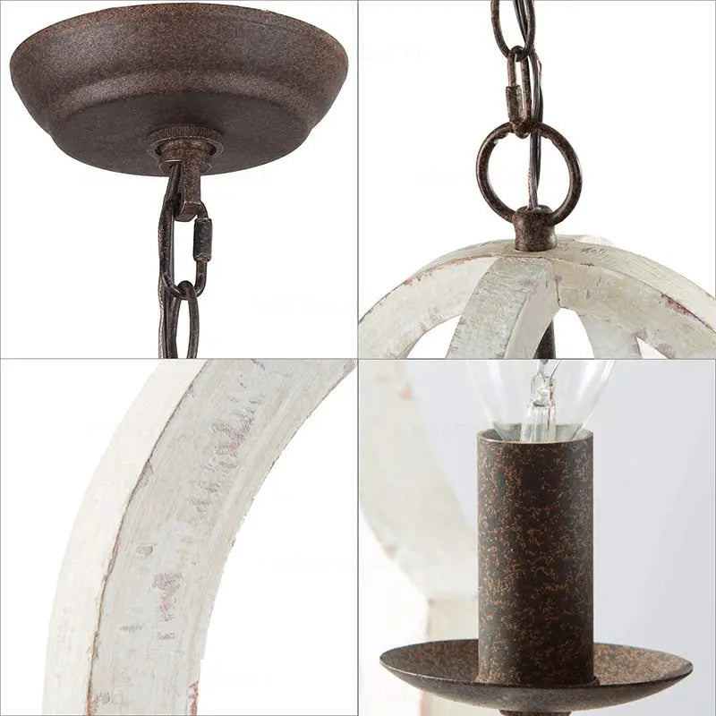French Country Farmhouse Chandeliers — alternate product view 5