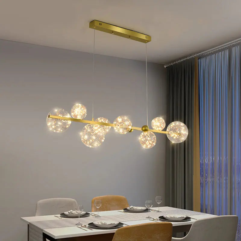 Nordic Glass Ball Led Modern Pendant Chandelier — alternate product view 8