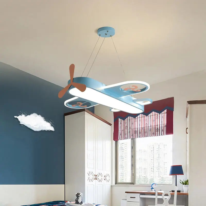 Modern Led Kids Bedroom Pendant Children — alternate product view 1
