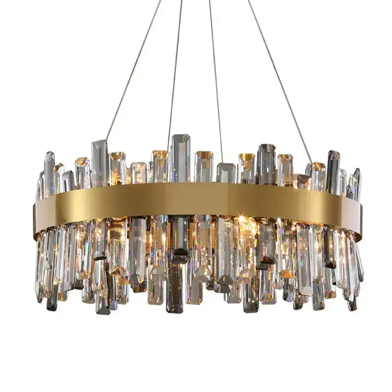 Crystal Round Designer Chandelier — alternate product view 1