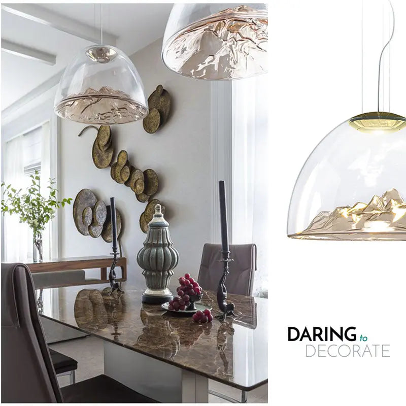 Golden Mountain Pendant Lamp — alternate product view 3