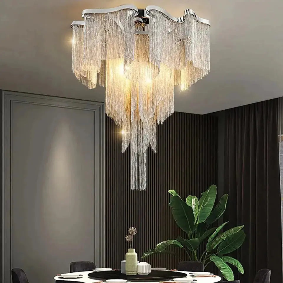 Modern Tassel Decorative Chandelier — product view