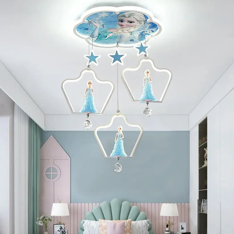 Nordic Girls Bedroom Chandelier — alternate product view 4