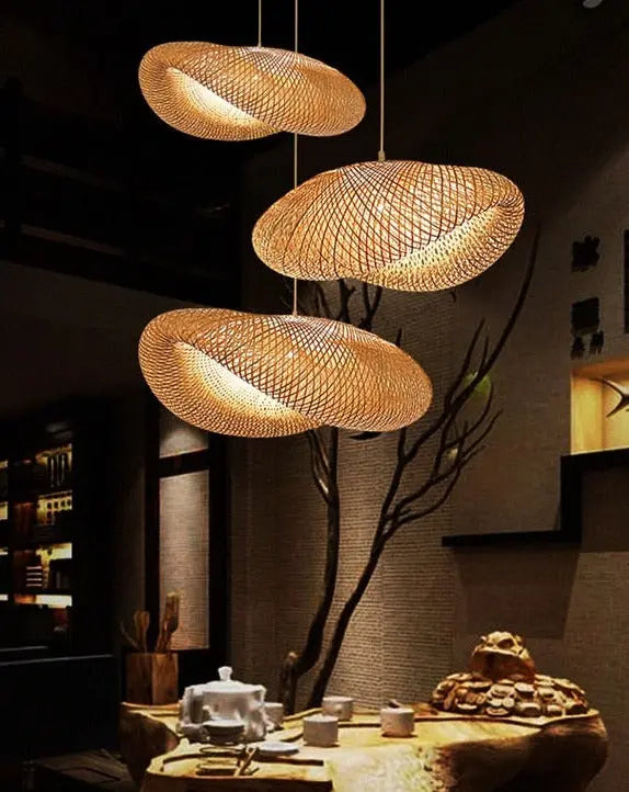 Modern Bamboo Asia Style Light — alternate product view 4