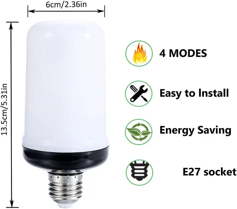 LED Flame Bulb Fire — alternate product view 9