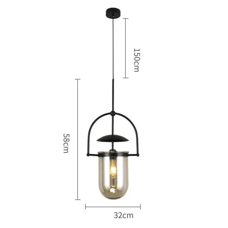 Loft Japanese Style Round Tube Chandeliers — alternate product view 10
