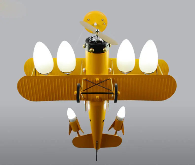 Kids Bedroom Airplane Chandelier — alternate product view 11