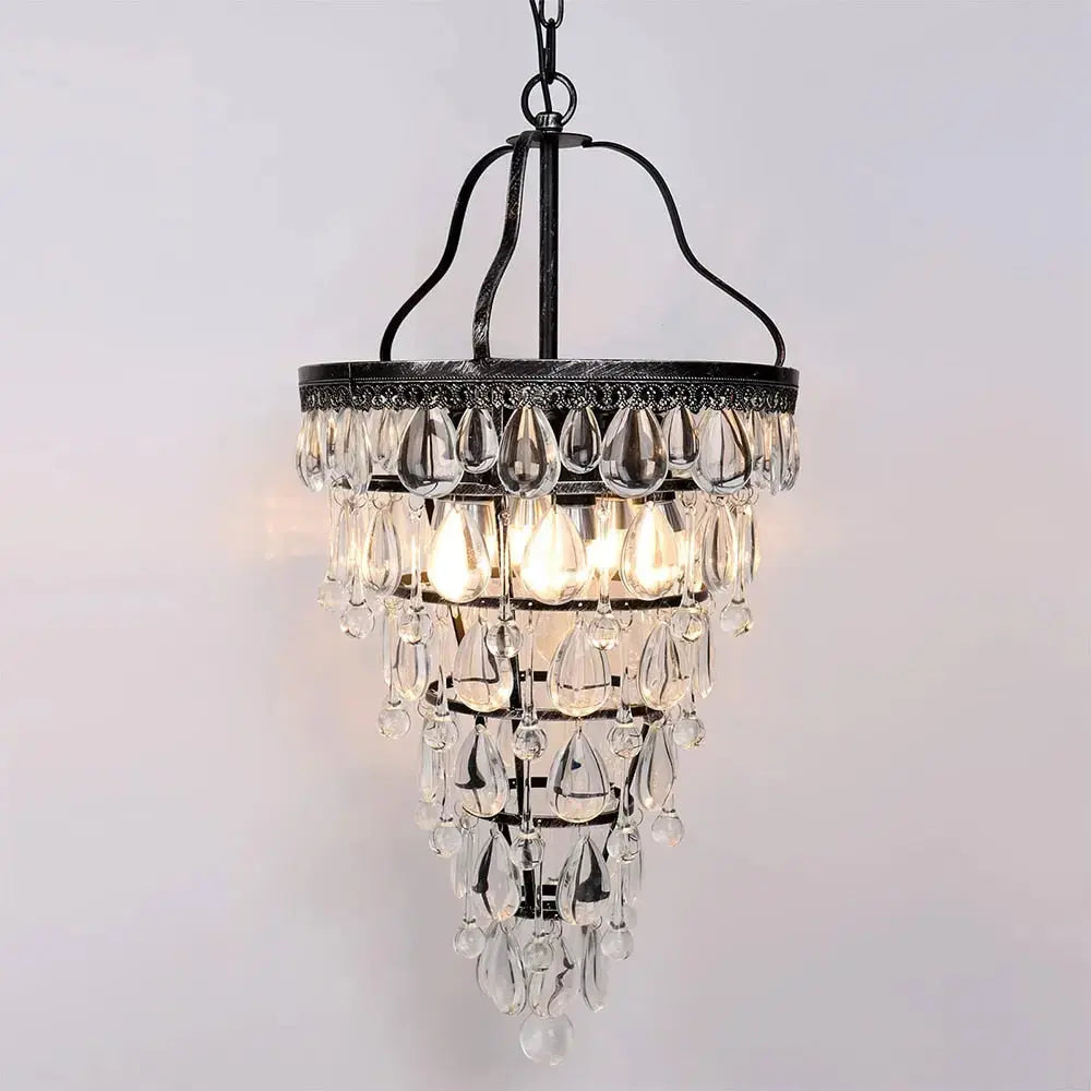 Retro Vintage Cooper Crystal Retro Chandelier — alternate product view 5
