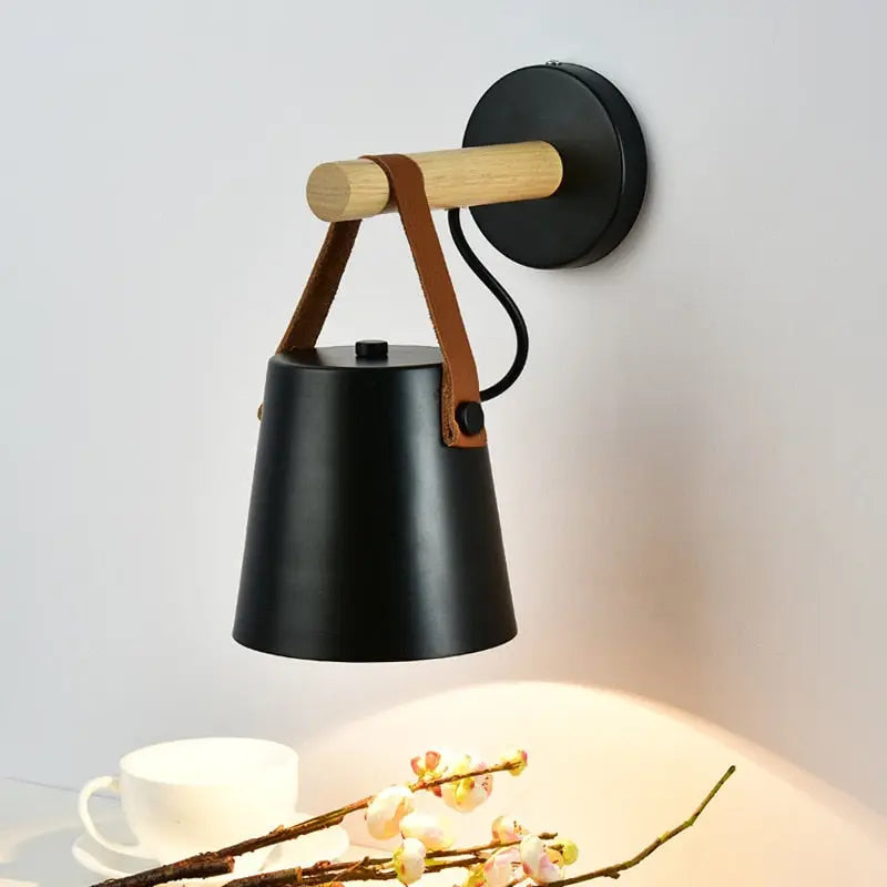 Nordic Wooden Wall Lamp — alternate product view 6