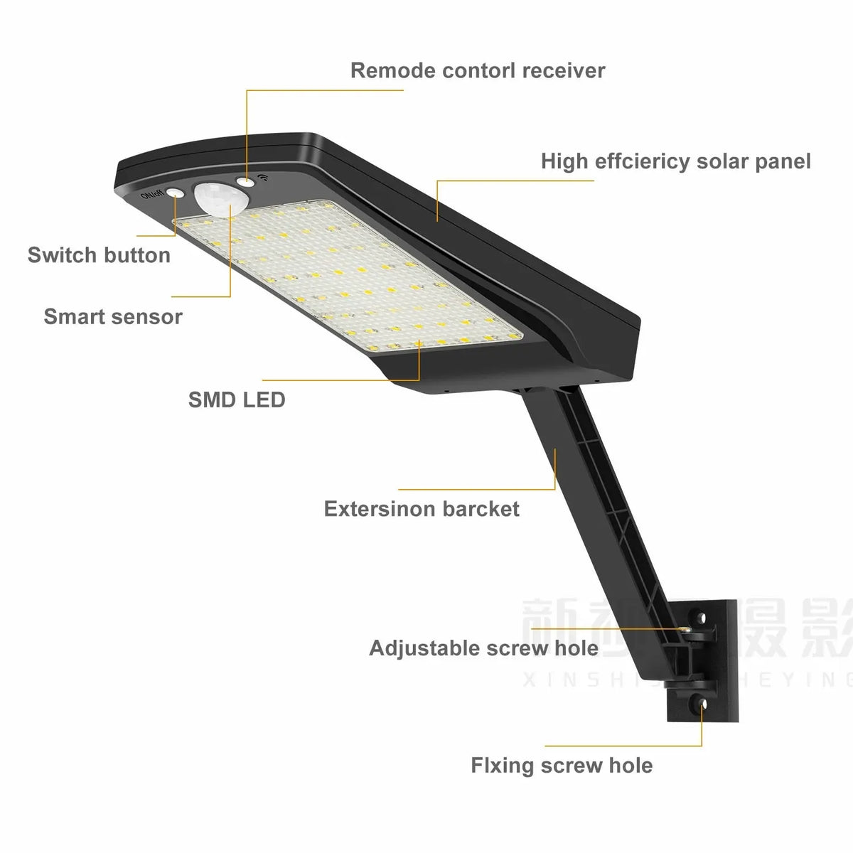 Solar Light Outdoor Waterproof Lamp — alternate product view 6