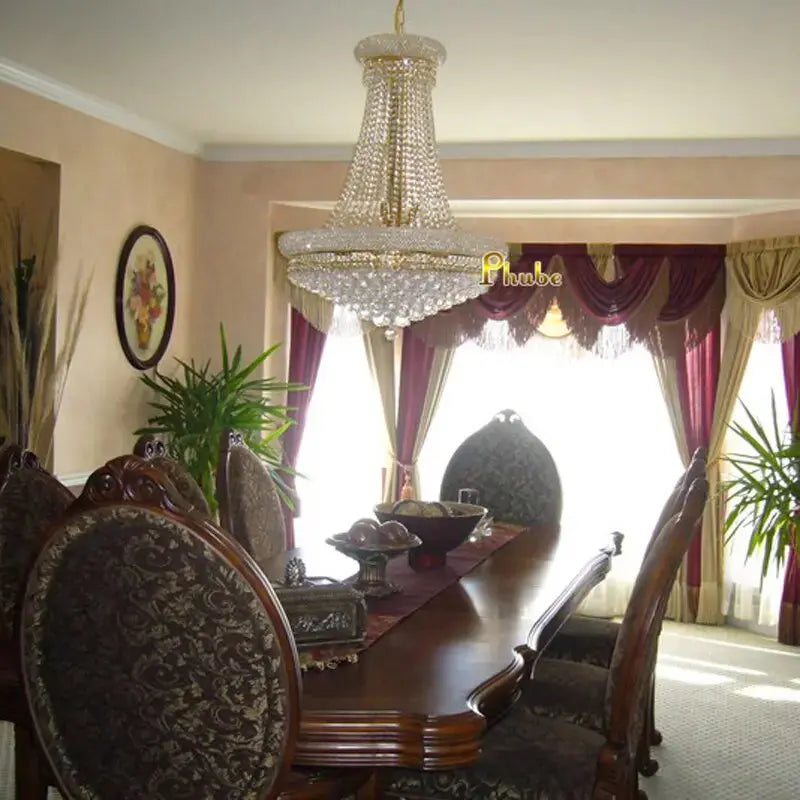 French Empire Gold Crystal Chandelier — alternate product view 7