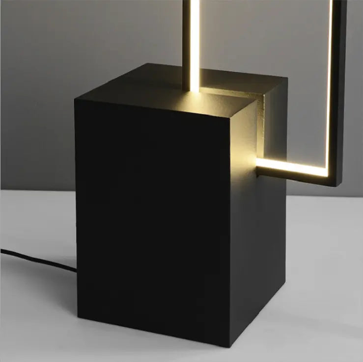 Nordic Standing Contemporary Smart Square Led Strip Floor Lamp — alternate product view 2