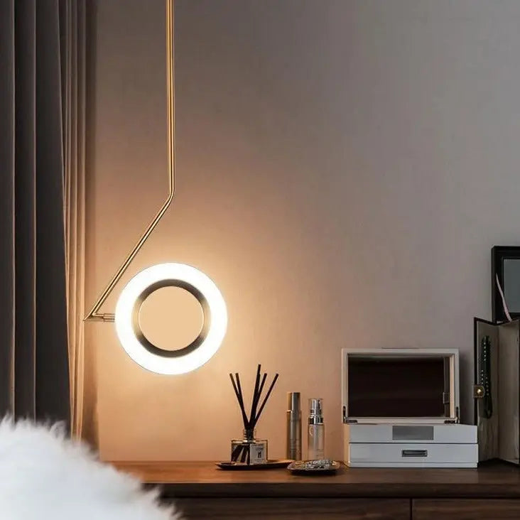 Postmodern Line Ring Lamp — alternate product view 2
