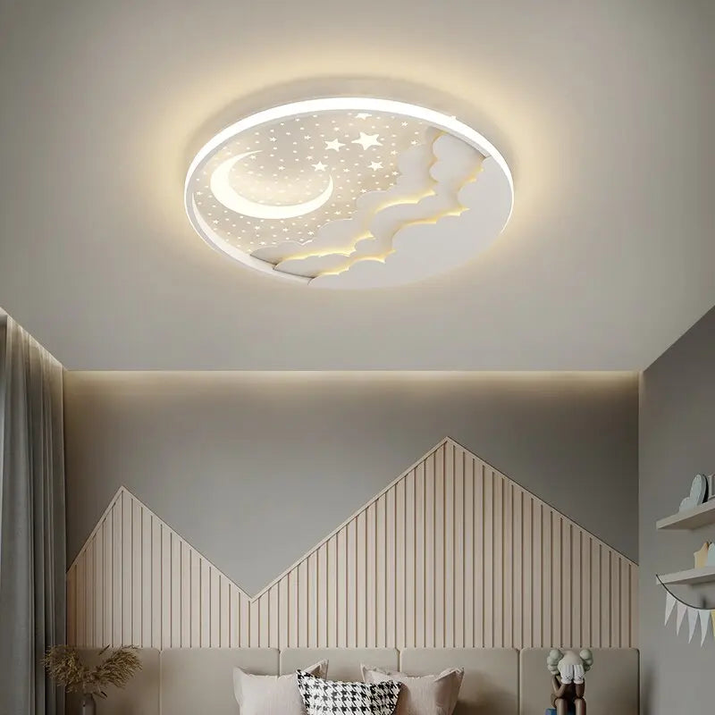 Round Modern Led Ceiling Children Chandelier — alternate product view 3