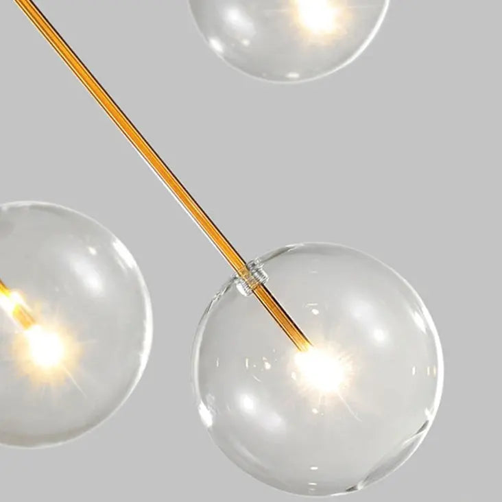 Clear Glass Bulb Pendant Chandelier — alternate product view 5