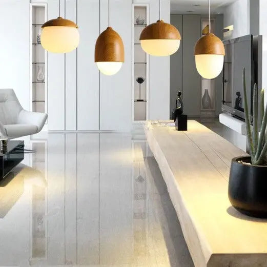 Nuts Acorn Small Mushrooms Hanging Lamp — alternate product view 7