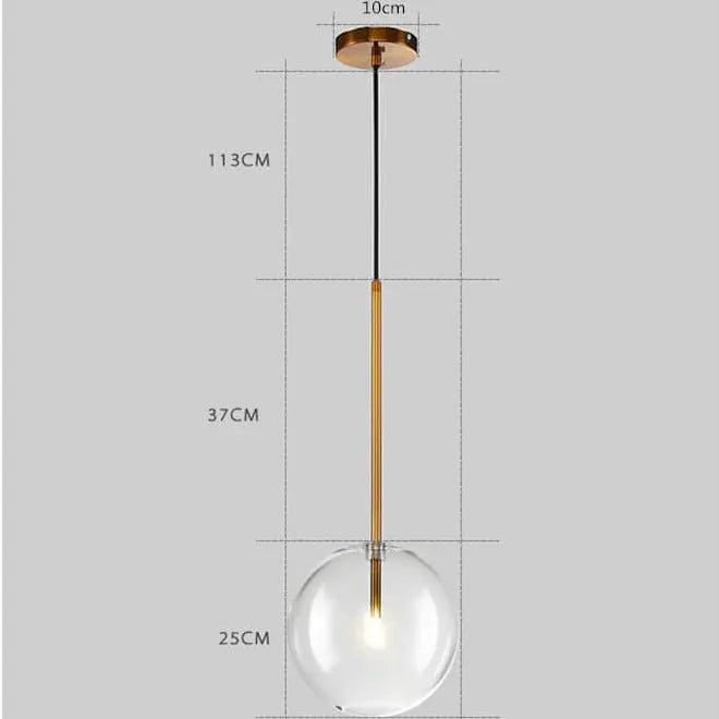 Clear Glass Bulb Pendant Chandelier — alternate product view 8