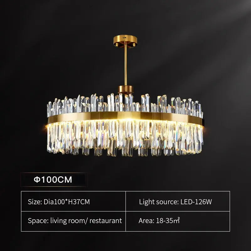 Modern Crystal Luxury Chandelier — alternate product view 13