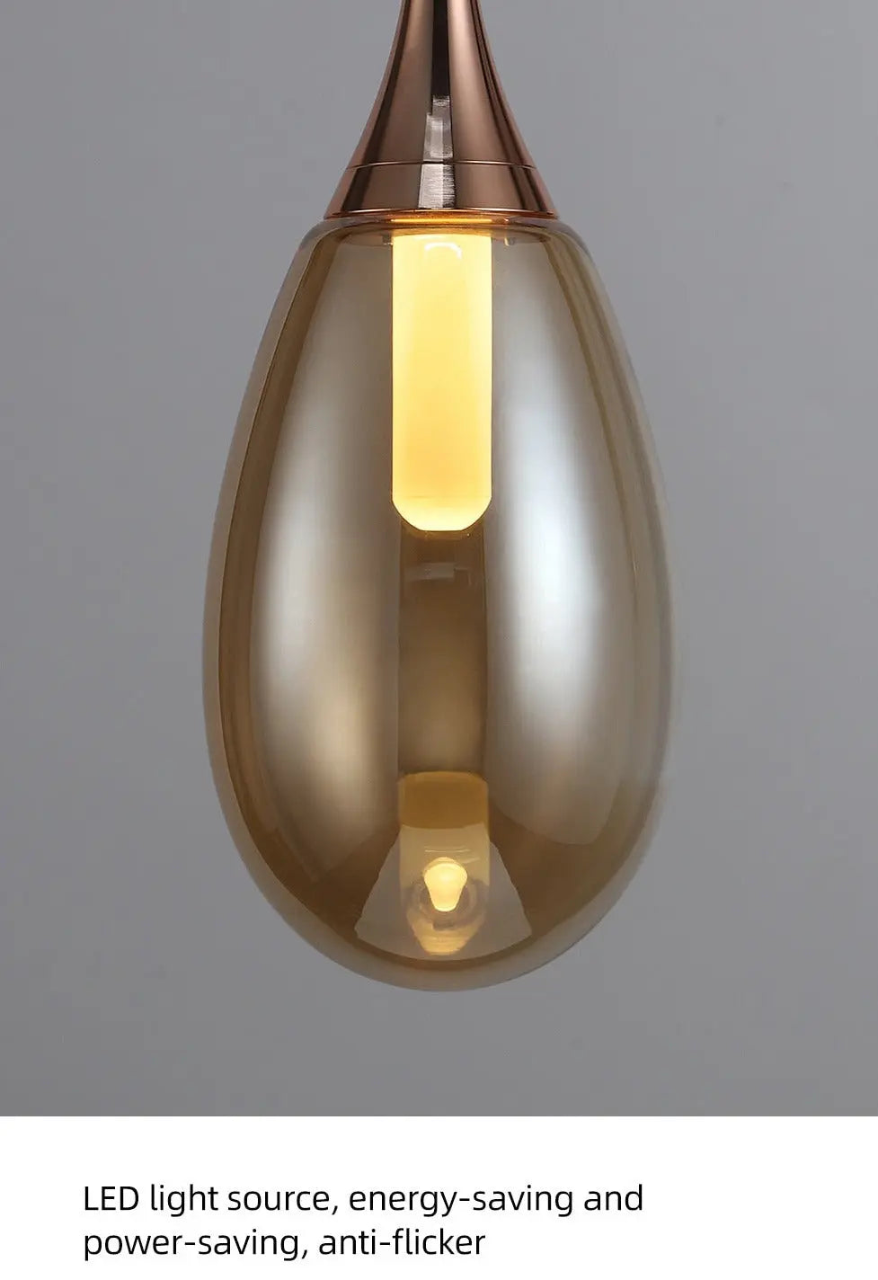 Modern Gold Glass Ball Light — alternate product view 8
